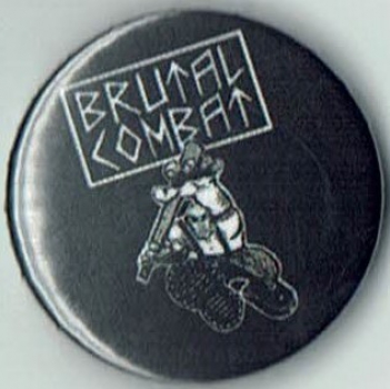 BRUTAL COMBAT - schwarz Button